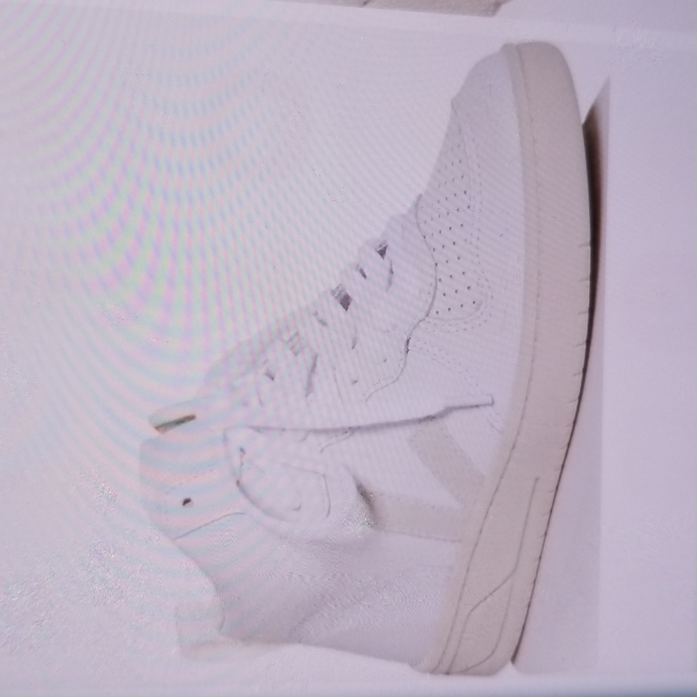 Veja High Top V-15 White Leather Sneakers